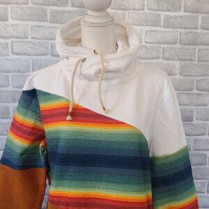 Ampersand Ave Single Hood Sweatshirt All Eyes On Hue Southwest NEW 3XL runs smal